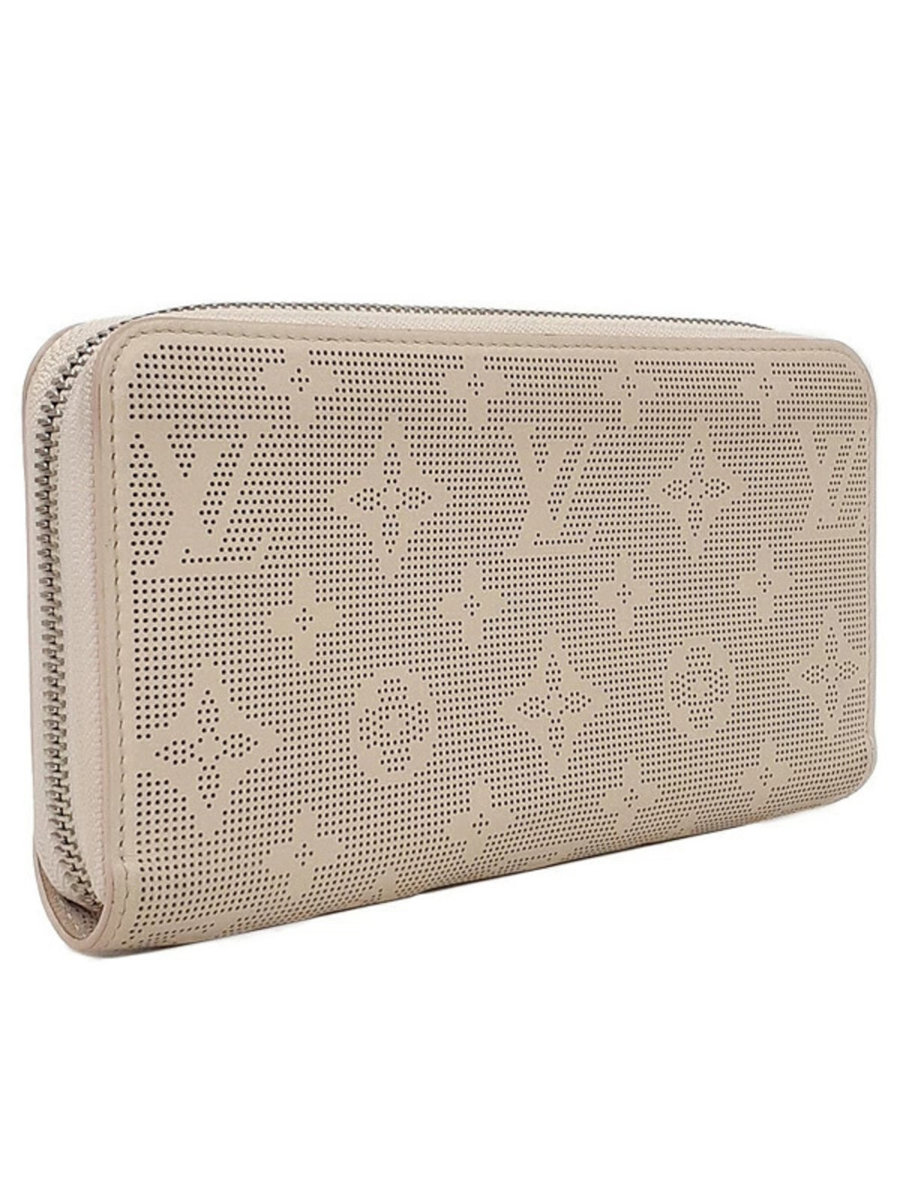 Louis Vuitton Wallet Zippy Reverse Long Round Mahina Zipper Black